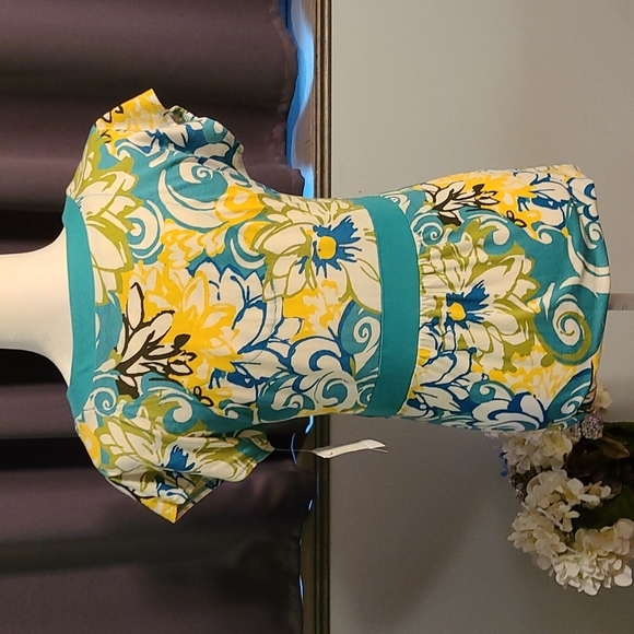 NWT Liz & Co patterned top - Picture 5 of 8